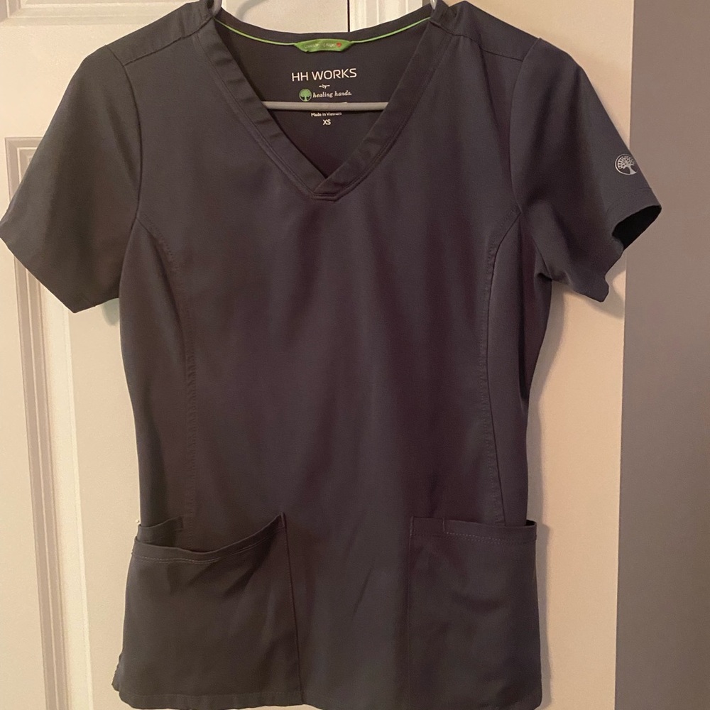 Healing Hands Cherokee Grey Scrubs Set XS